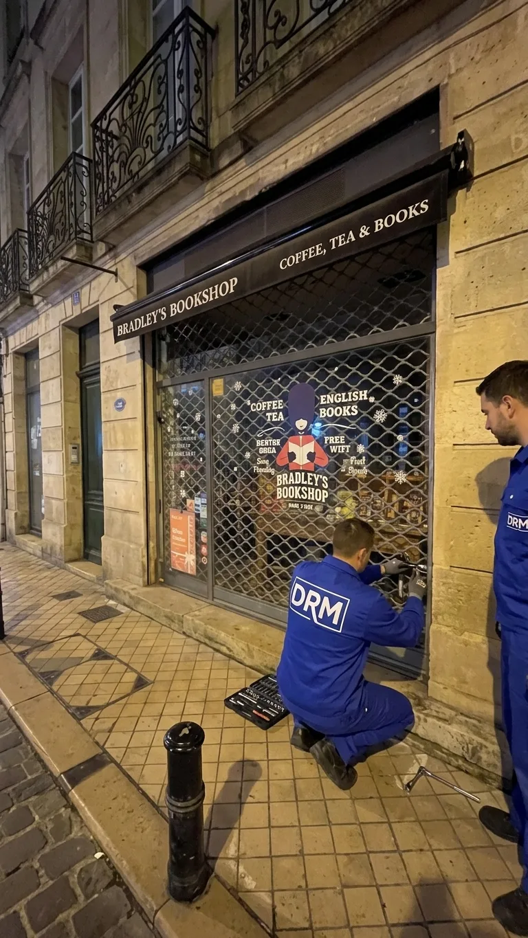 Rideau neuf sur une devanture — Rideau métallique à Champigny-sur-Marne